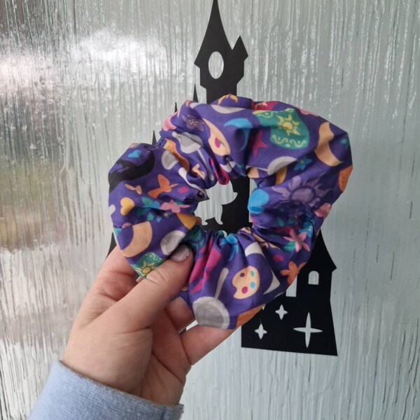 The Lost Princess Tanged inspired cotton handmade hair scrunchie