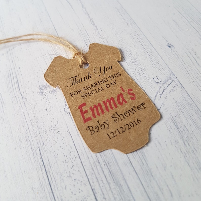 Baby Shower Gift Tag Personalised Boy/girl Christening Gift Etsy UK