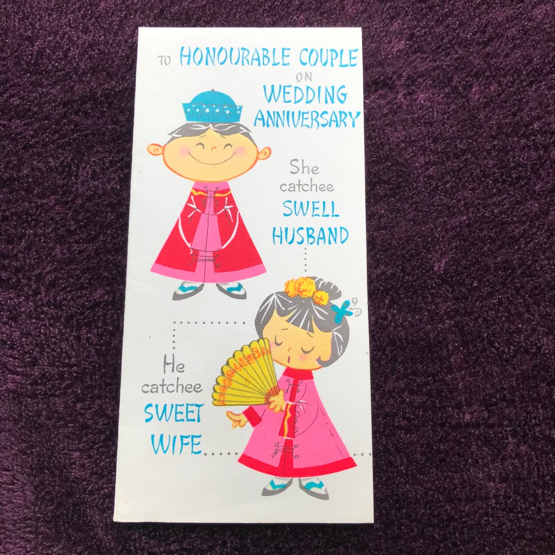 60s Anniversary Card, Pop up Inside, Politically Incorrect - Etsy UK