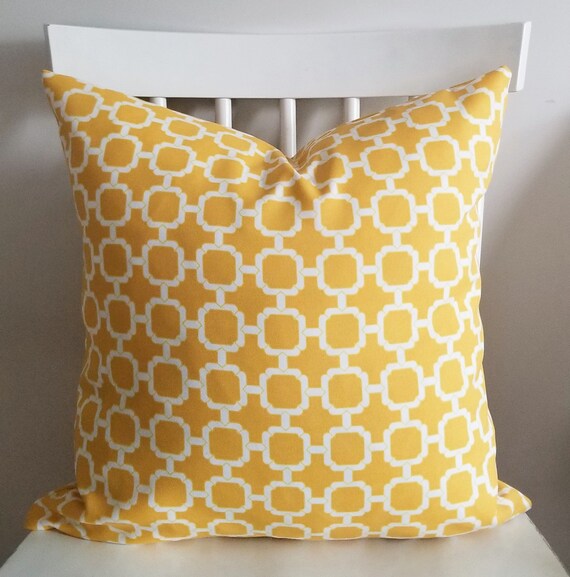 Yellow outdoor pillow covers sale