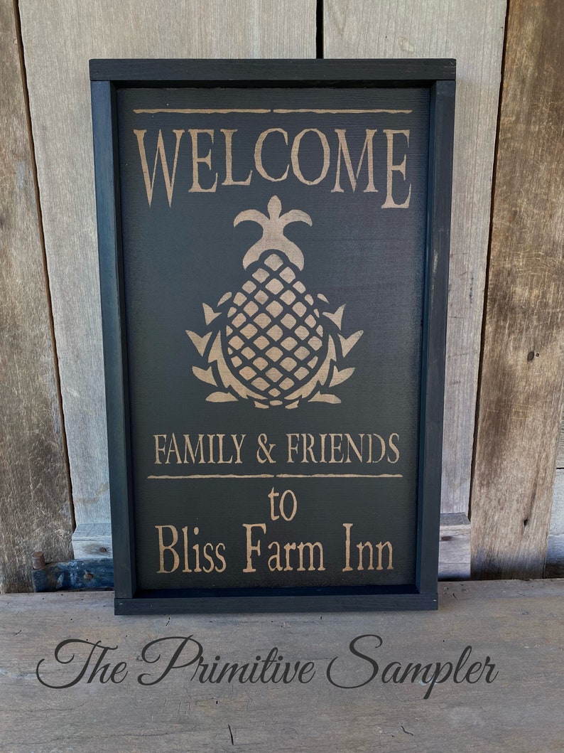 Custom House Sign Personalized House Sign Name Sign Porch Etsy