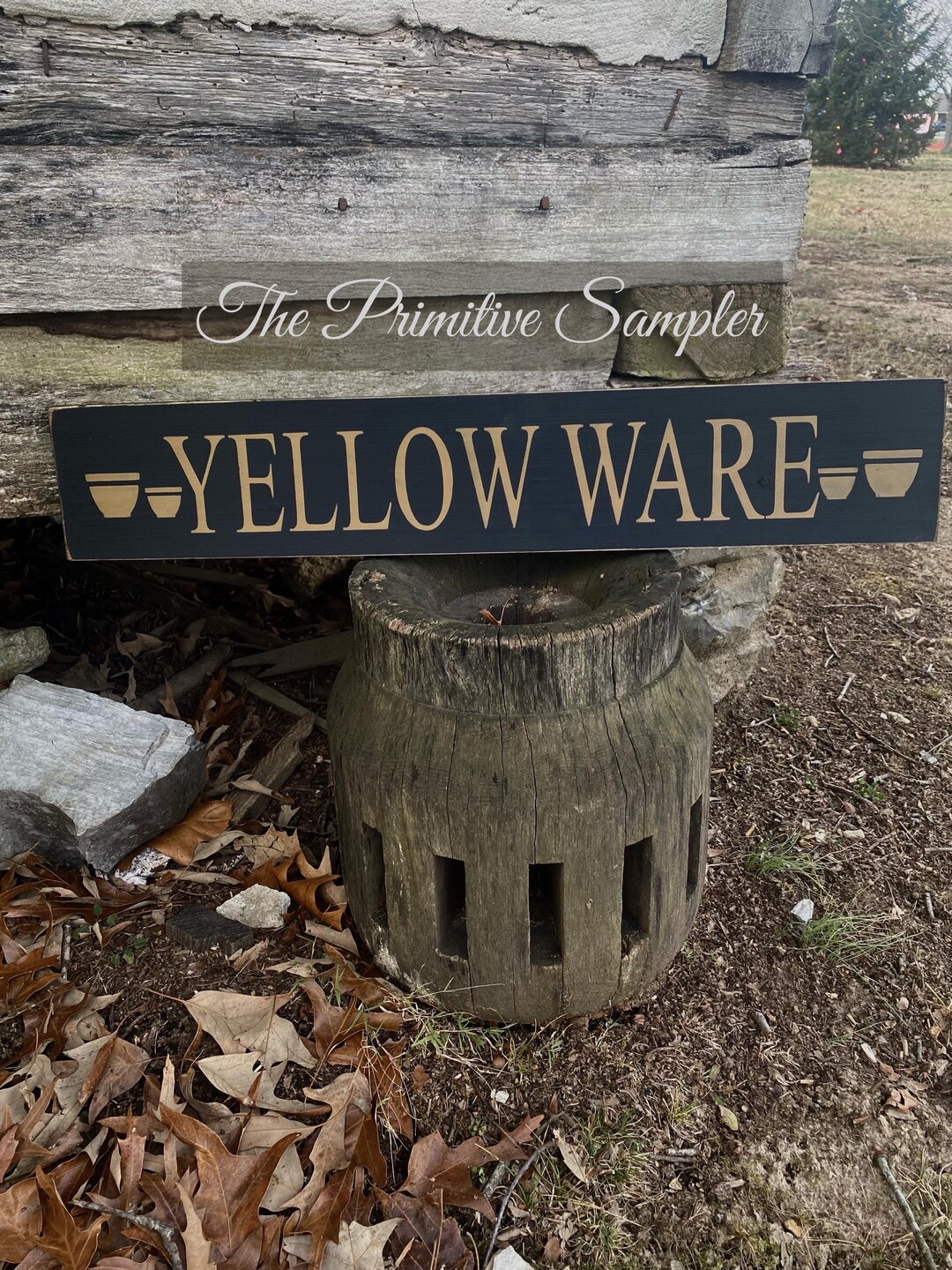 Yellow Ware Sign - Etsy