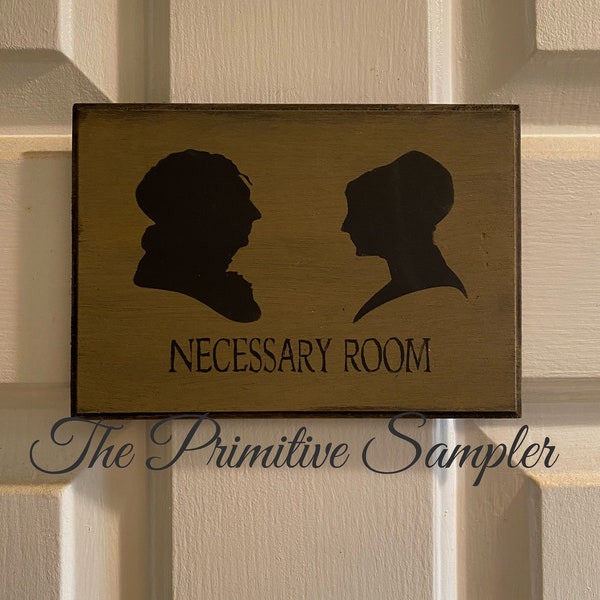 Necessary Room Sign - Etsy