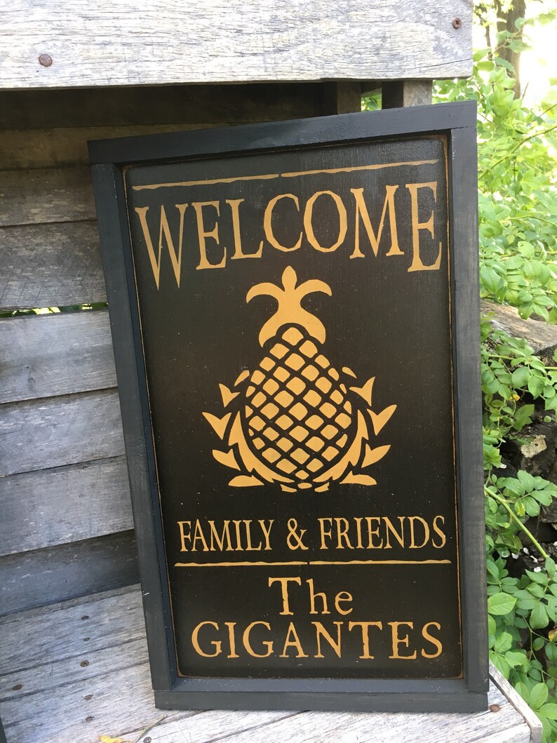 Custom House Sign Personalized House Sign Name Sign Porch Etsy