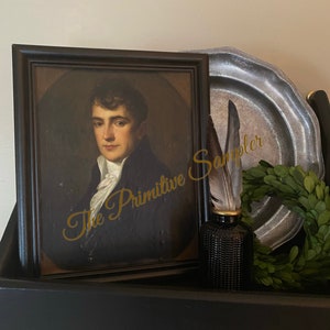 Gentleman William, Colonial Gentleman, Colonial Canvas, Colonial Decor, Canvas Print, Colonial Canvas Print