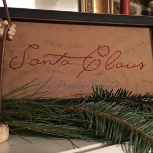 Santa Claus Stitchery