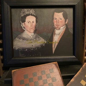 The Wesley’s, Colonial Couple, Colonial Prints,Canvas Prints,