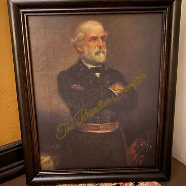 General Lee Canvas Print, Civil War Decor