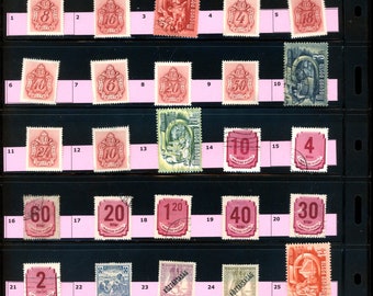 Hungary Postage Stamps - A very interesting lot of 276 Vintage  Postage Stamps