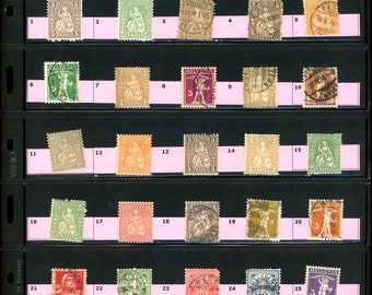 Switzerland Postage Stamps - A very interesting lot of 300 Vintage  Postage Stamps