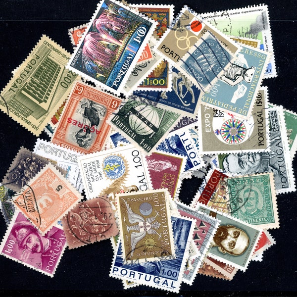 Portugal Postage Stamps - A Collection of Vintage  Postage Stamps, (see Options) from the Early 1900's til the 1990's.