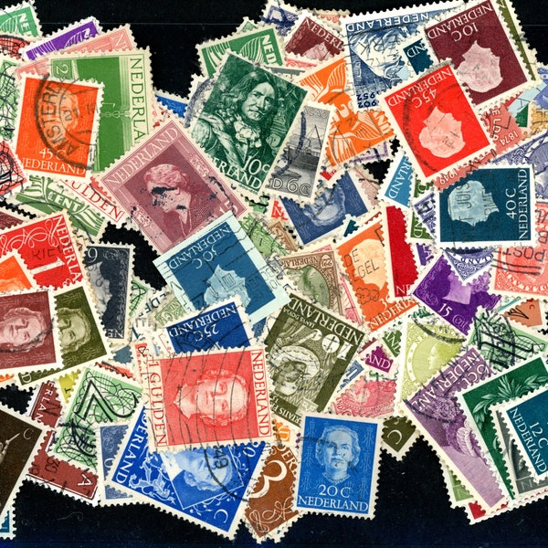 Netherlands Postage Stamps - A Collection of Vintage  Postage Stamps, (see Options) from the Early 1900's til the 1990's.