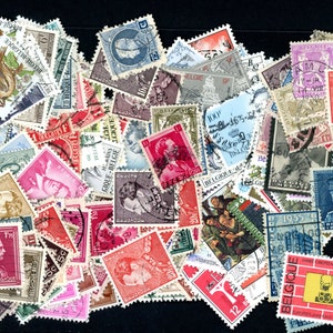 Organized 950 Stamp Collection Lot Vintage Mostly Used World