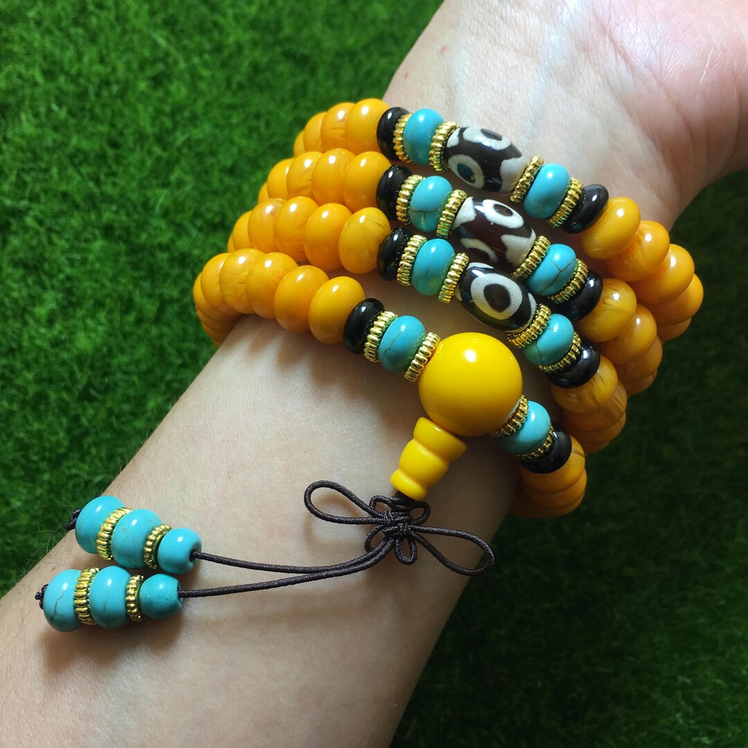 108 Synthetic Beads Prayer Beads Bracelet Beads Rosary Men and Etsy