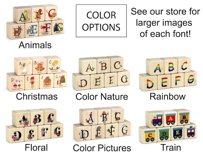 27 pc Maple Alphabet Blocks Engraved Wood ABC Blocks Wooden Alphabet Blocks Letter Blocks Baby Wood Baby Shower Activity Gift for Teacher image 6