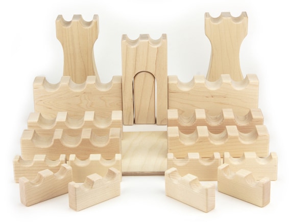 Wooden online castle blocks