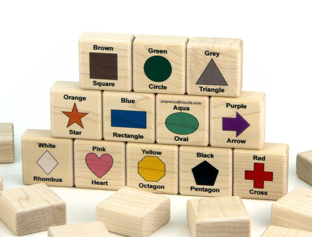 Musical Instruments Memory Game 24 Blocks Color Wood 