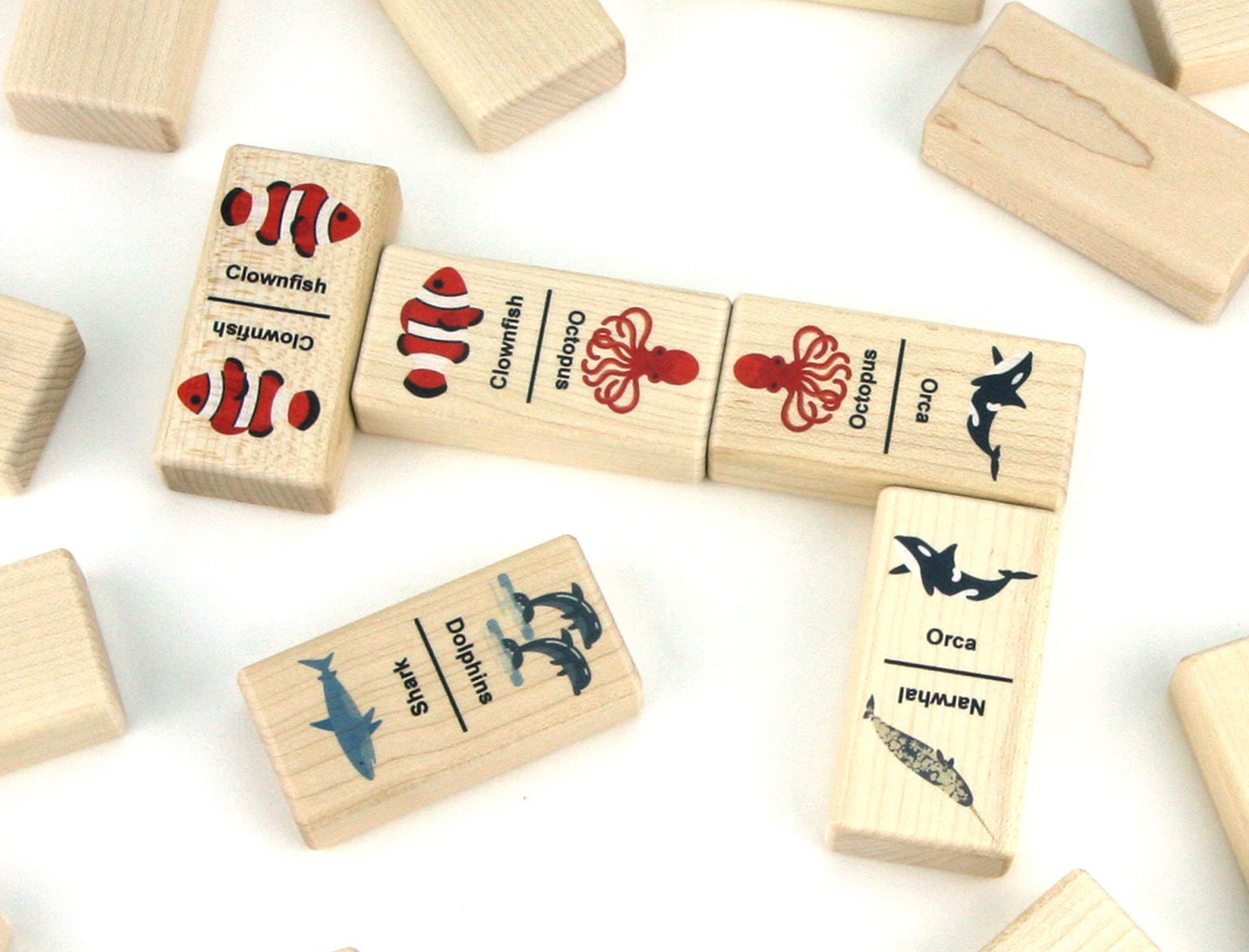 Wood Animal Dominoes - Etsy Wood Animal Dominoes - Etsy