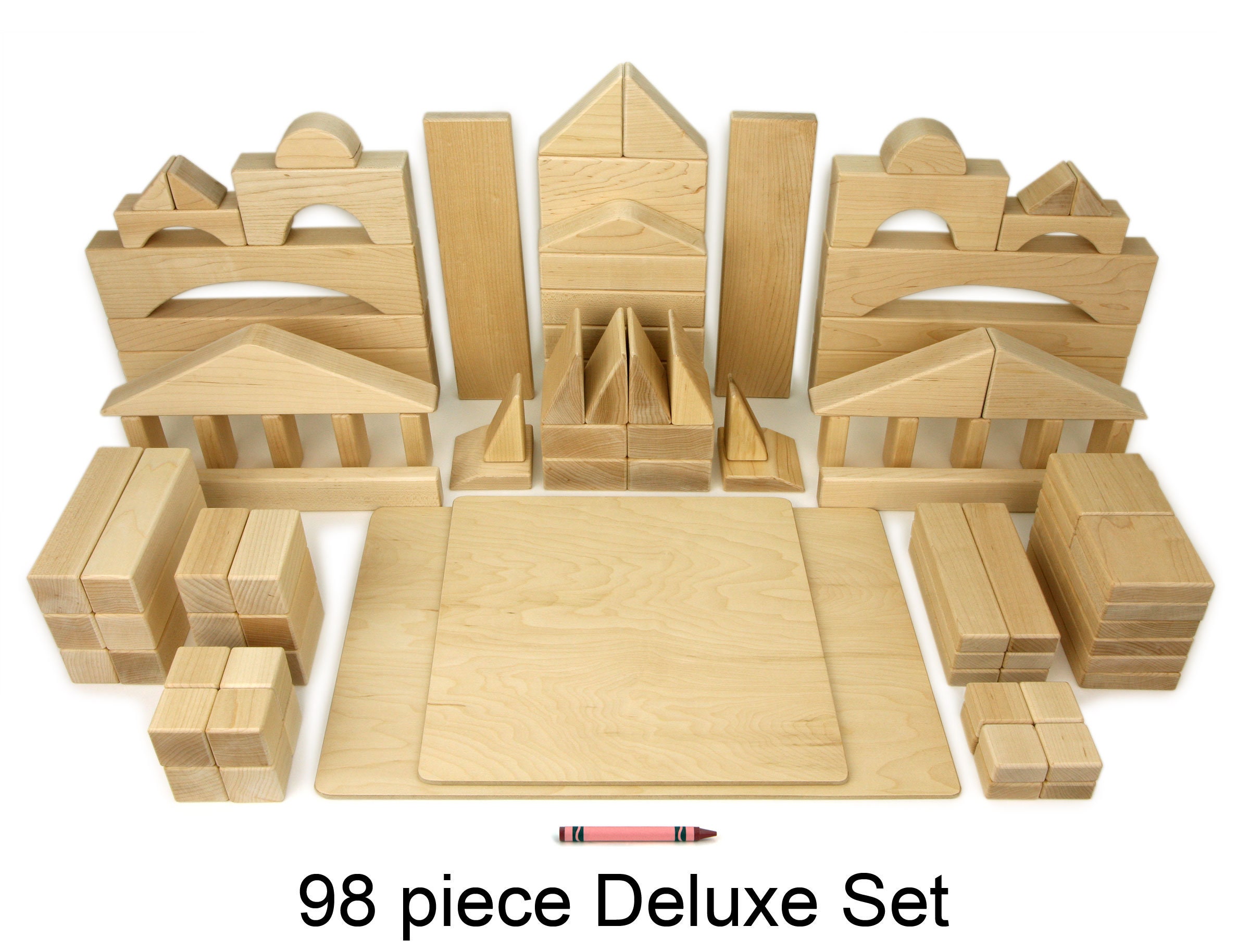 Solid Hard Maple Building Blocks, blocks 