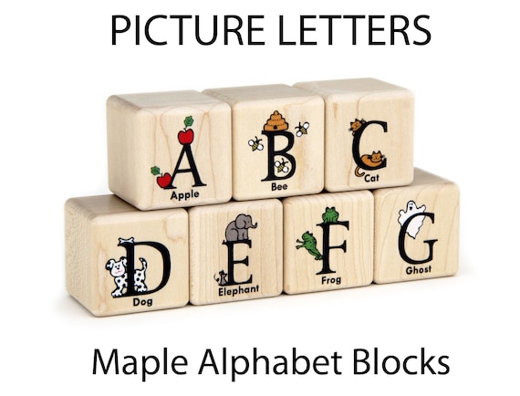 picture alphabet blocks