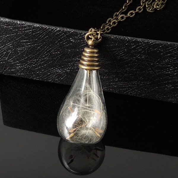 Light Bulb Necklace Etsy