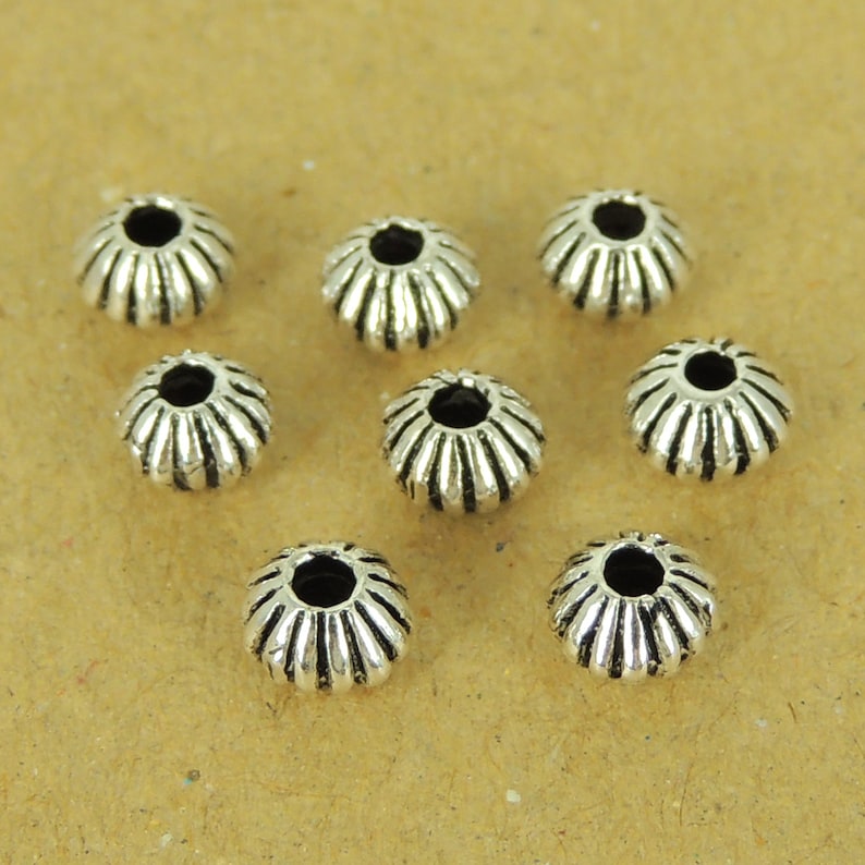 See Discount Coupons in Item Details 8 PCS 925 Sterling Silver Beads Vintage Celtic Jewelry Making WSP472X8 Wholesale