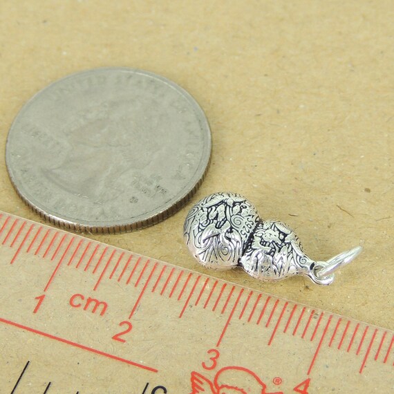 Sterling Silver 925 Vintage Flower Charm WSP274 Wholesale ...
