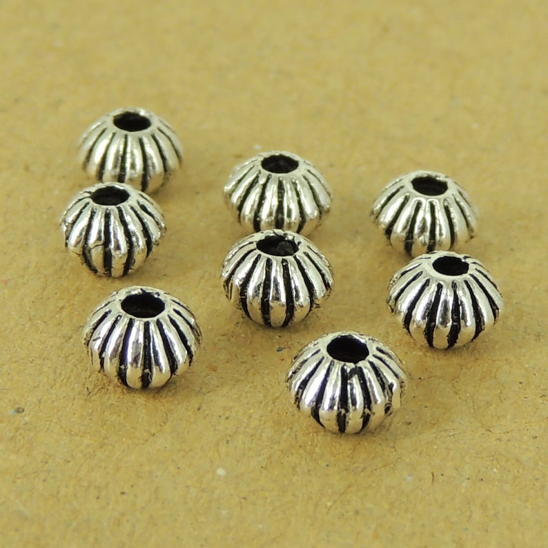 See Discount Coupons in Item Details 8 PCS 925 Sterling Silver Beads Vintage Celtic Jewelry Making WSP472X8 Wholesale