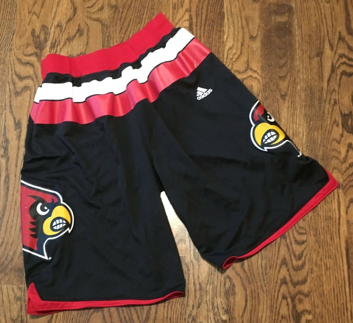 Louisville Basketball Shorts Adidas Large Cardinals NCAA Etsy