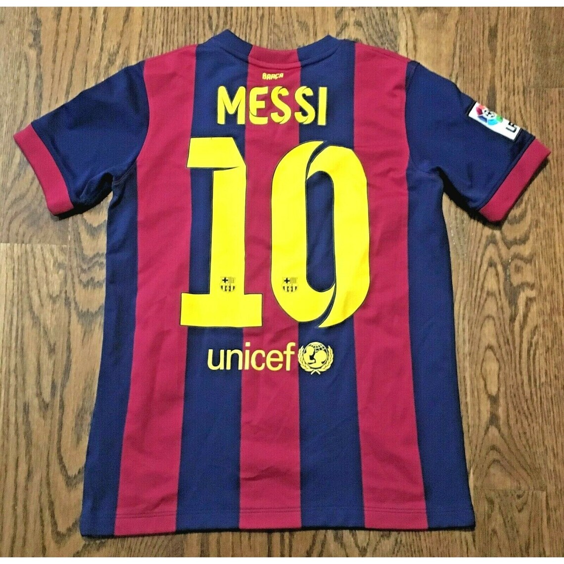 Barcelona Jersey Nike Lionel Messi Youth Large Soccer Football | Etsy