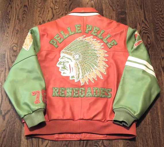 Pelle Pelle Leather Jacket Sz 56 Renegades Marc Buchanan Chief