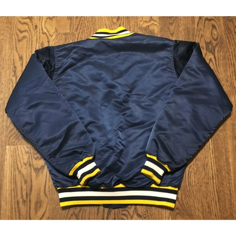 Vintage Michigan Softball Chaqueta Tamaño 38 Wolverines Big Etsy