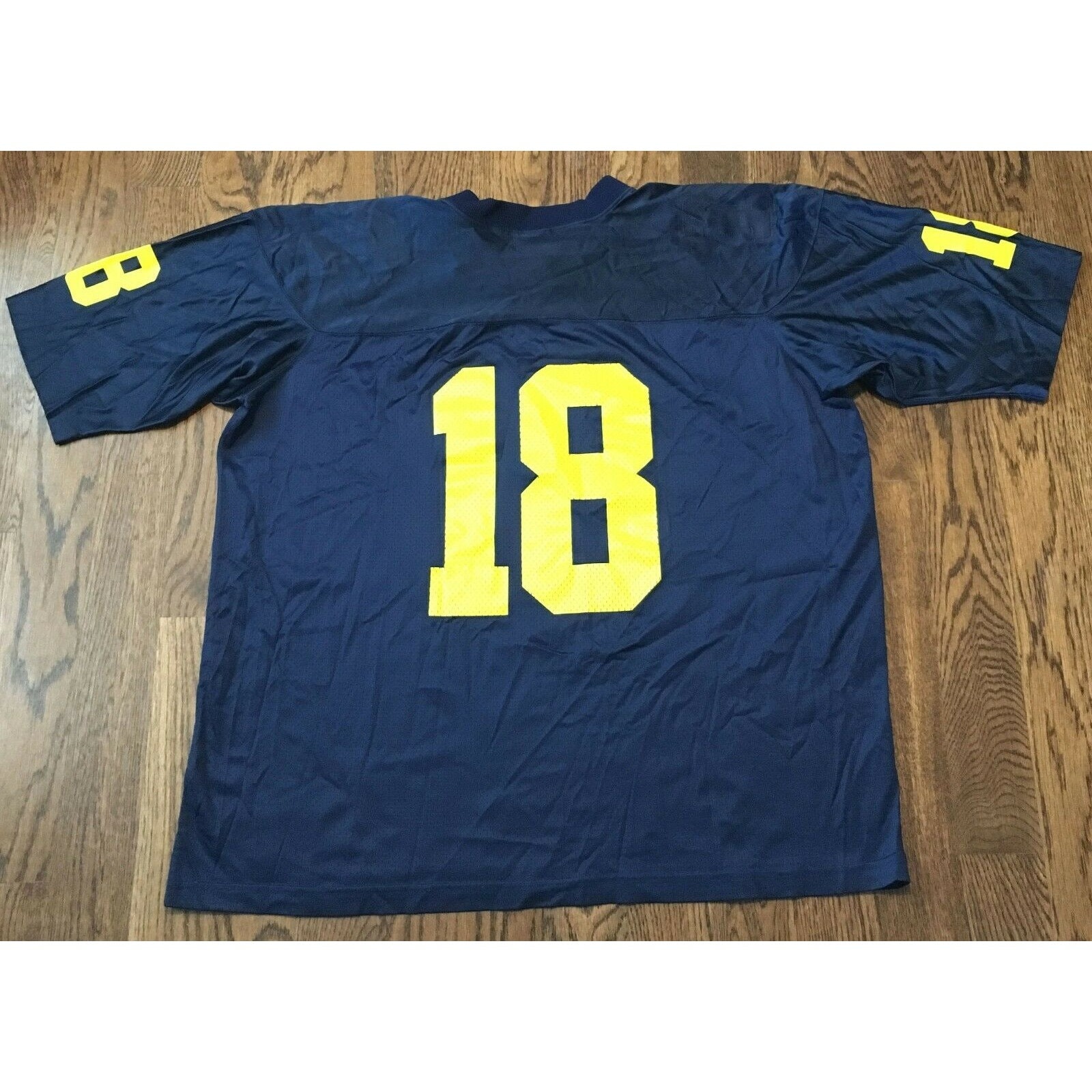 Vintage Michigan Football Jersey Large Wolverines Amani Toomer Etsy