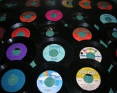 45 RPM records (Lot of 25) - For crafts or decorating, Mixed box (Vinyl, singles, Records) music