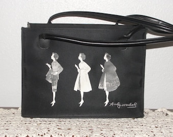 REDUCED!  Vintage Andy Warhol purse,  vintage bag, Andy Warhol art, Vintage Andy Warhol,