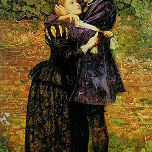 A Huguenot On St. Bartholomews Day By John Everett Millais - Art Print