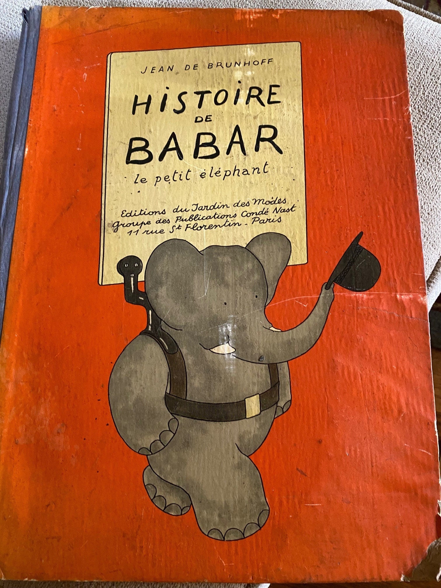 1931 Histoire De BABAR Le Petit Elephant by Jean De Brunhoff image