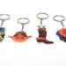 Vintage inspired acrylic Keychains, Pineapple Keychain, Angel Keychain, Skull Keychain, Cowboy boots Keychain, Pop surrealism, Shrinky dinks
