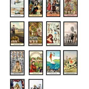 The Vintage Oracle TAROT CARD DECK, Tarot deck, Prediction cards, Fortune cards, Fortune reading, Oracle cards, Divination, Vintage Tarot image 9
