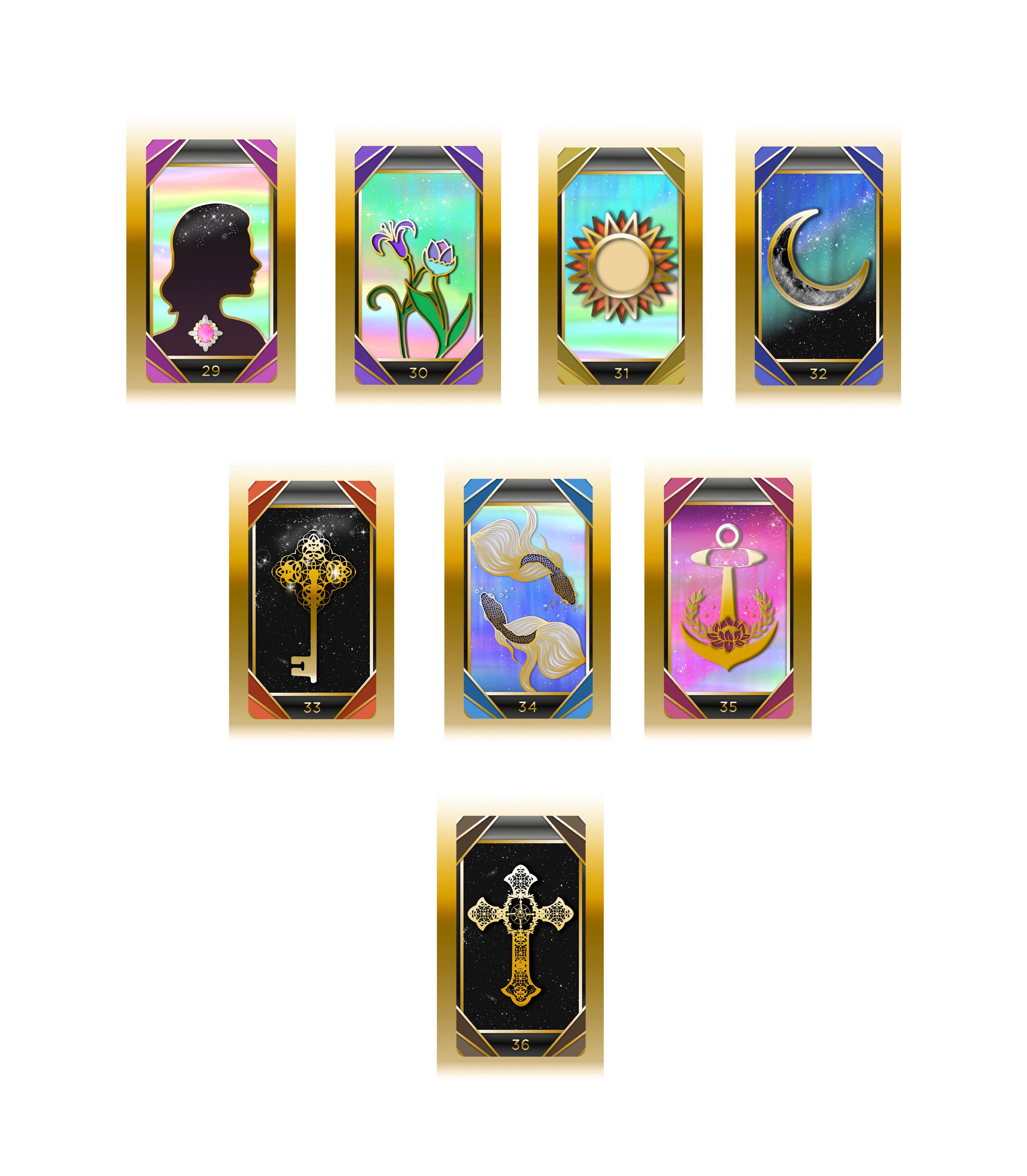 Whimsical LENORMAND ORACLE DECK Tarot Deck Prediction Cards - Etsy