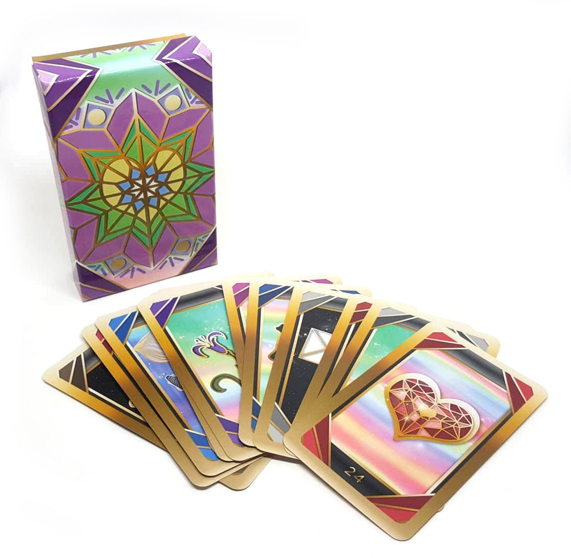 Whimsical LENORMAND ORACLE DECK Tarot Deck Prediction Cards Etsy