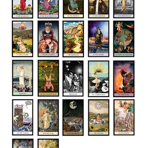 The Vintage Oracle TAROT CARD DECK, Tarot deck, Prediction cards, Fortune cards, Fortune reading, Oracle cards, Divination, Vintage Tarot image 6