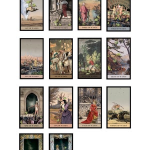 The Vintage Oracle TAROT CARD DECK, Tarot deck, Prediction cards, Fortune cards, Fortune reading, Oracle cards, Divination, Vintage Tarot image 7