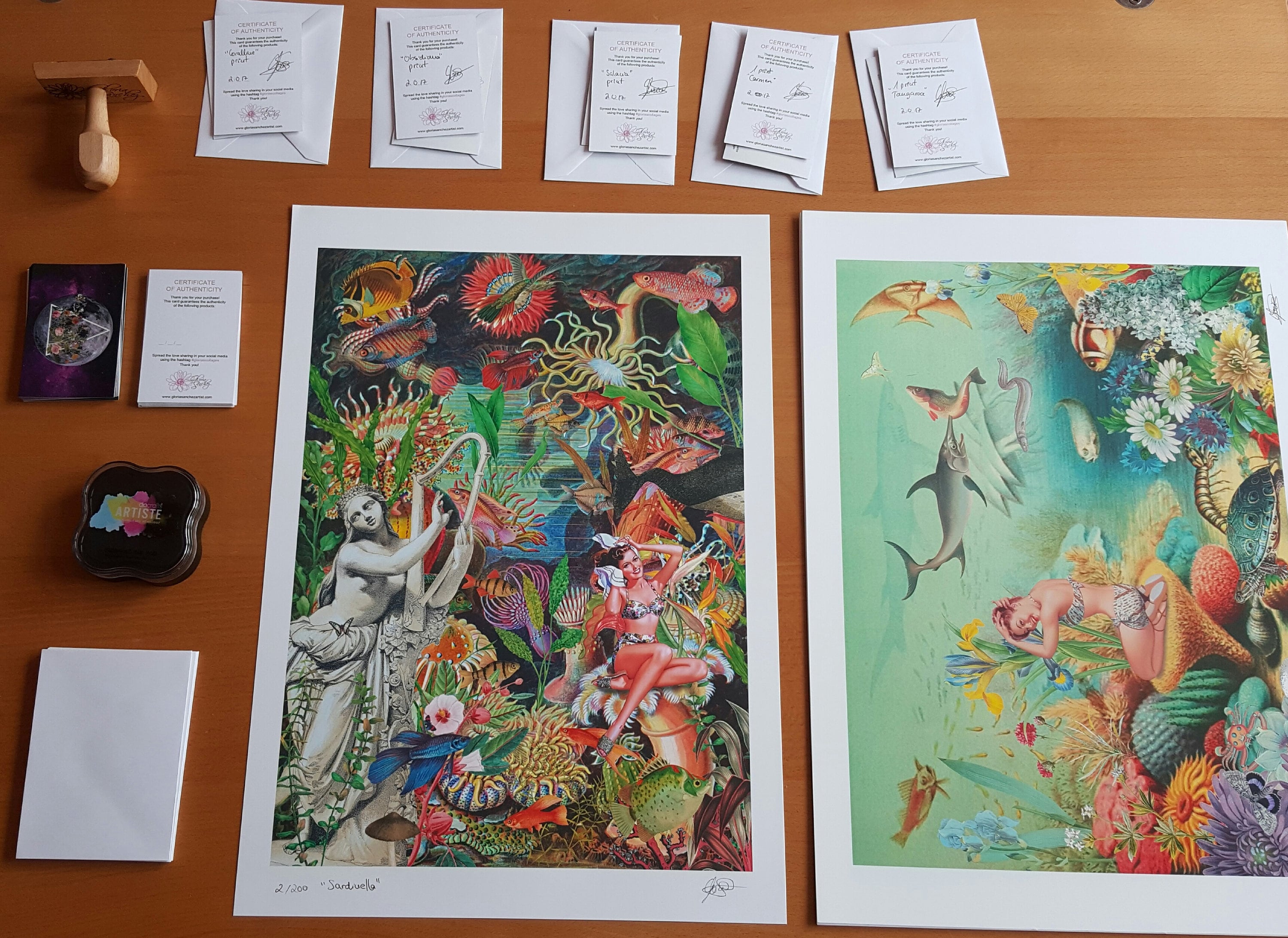 Limited Edition Print Obsidiana, FREE SHIPPING Signed Print
