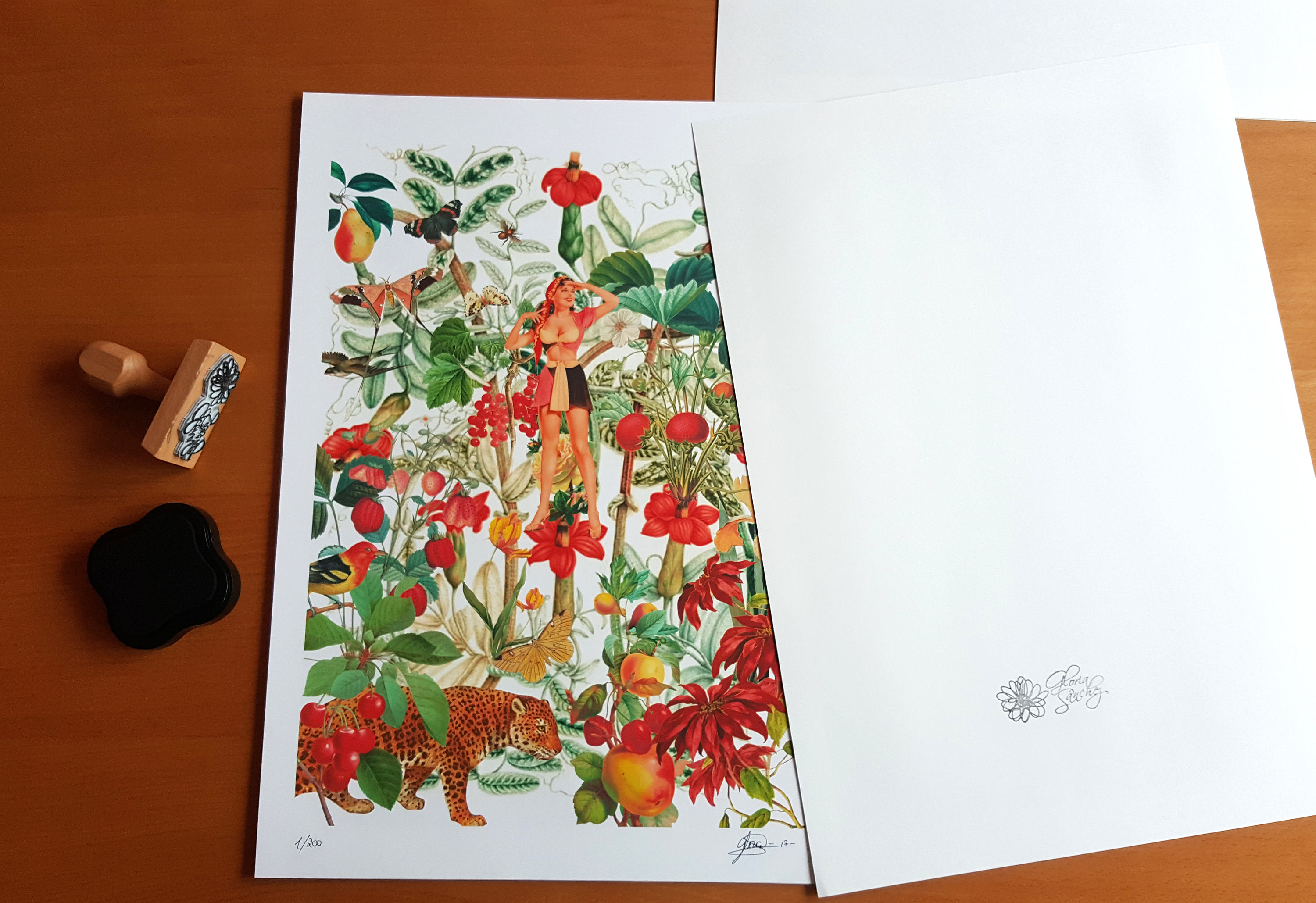 Limited Edition Print Obsidiana, FREE SHIPPING Signed Print