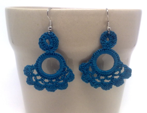 Crochet knit hot sale jewelry etsy