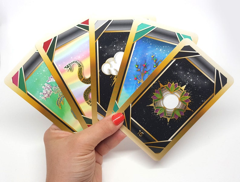 Whimsical LENORMAND ORACLE DECK Tarot Deck Prediction Cards Etsy