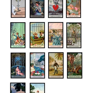 The Vintage Oracle TAROT CARD DECK, Tarot deck, Prediction cards, Fortune cards, Fortune reading, Oracle cards, Divination, Vintage Tarot image 10