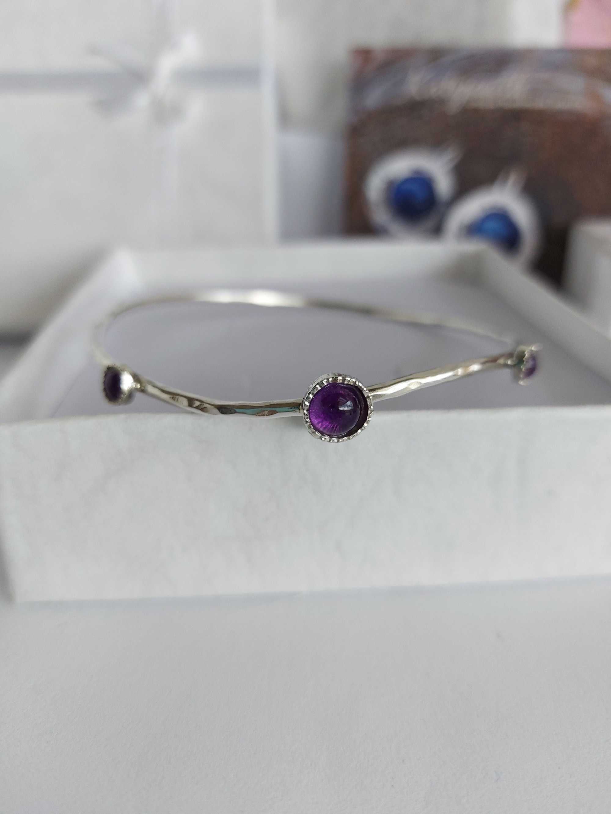 amethyst bangle bracelet amethyst bangle bracelet
