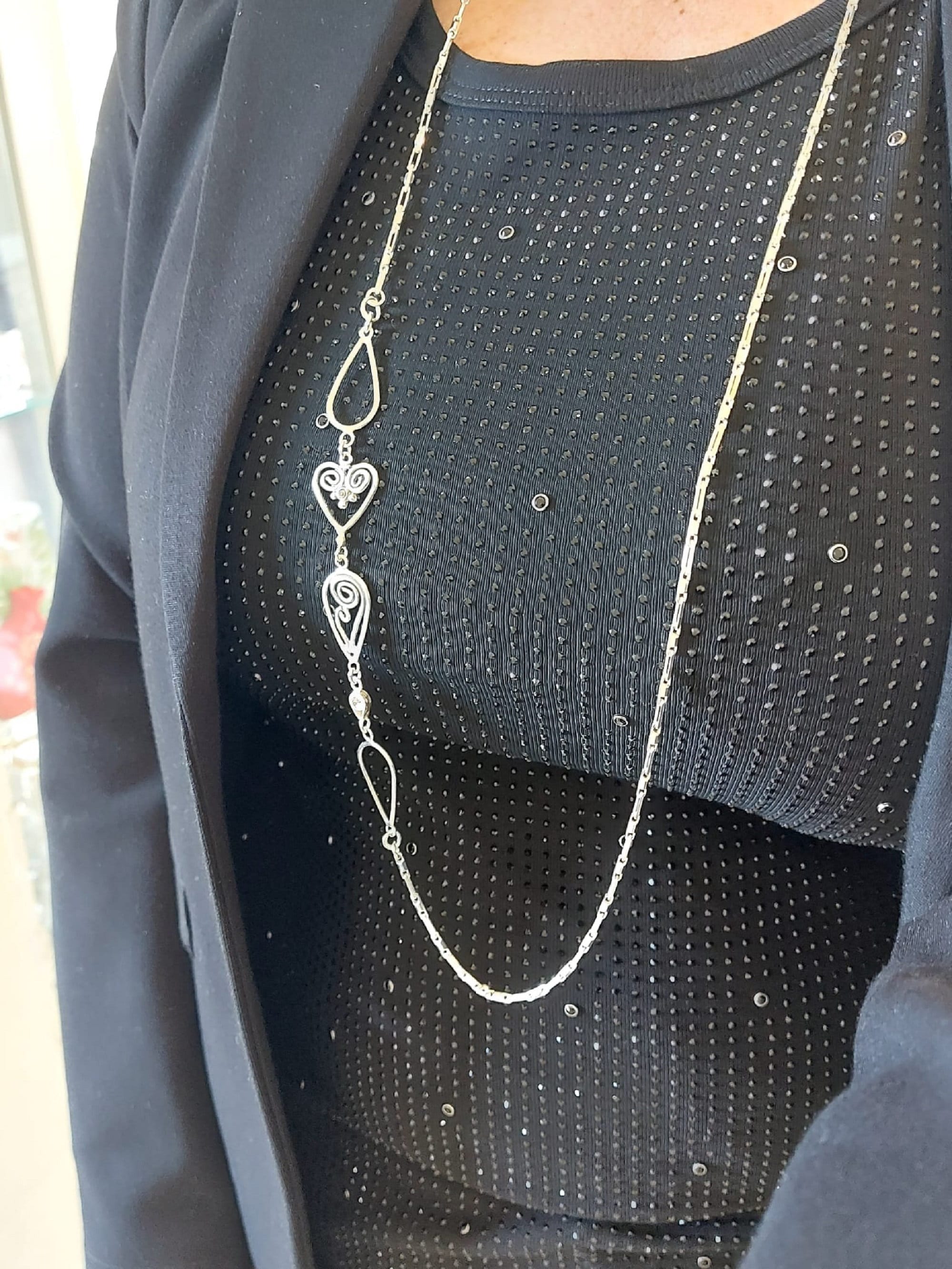Long Silver Necklace, Geometric Necklace, Unique Necklace, Personalized Gift for Mom, Chunky Necklace, Modern Jewelry, Mother's Day Gift - Etsy Long Silver Necklace, Geometric Necklace, Unique Necklace, Personalized Gift for Mom, Chunky Necklace, Modern Jewelry, Mother's Day Gift - Etsy
